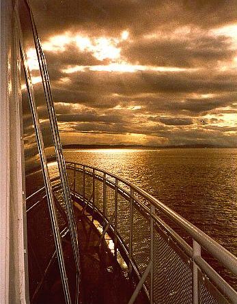 On the ferry to Victoria