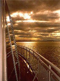 On the ferry to Victoria