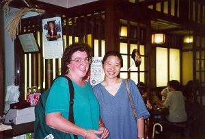 Tracey and Shinobu melting in Tokyo's July heat